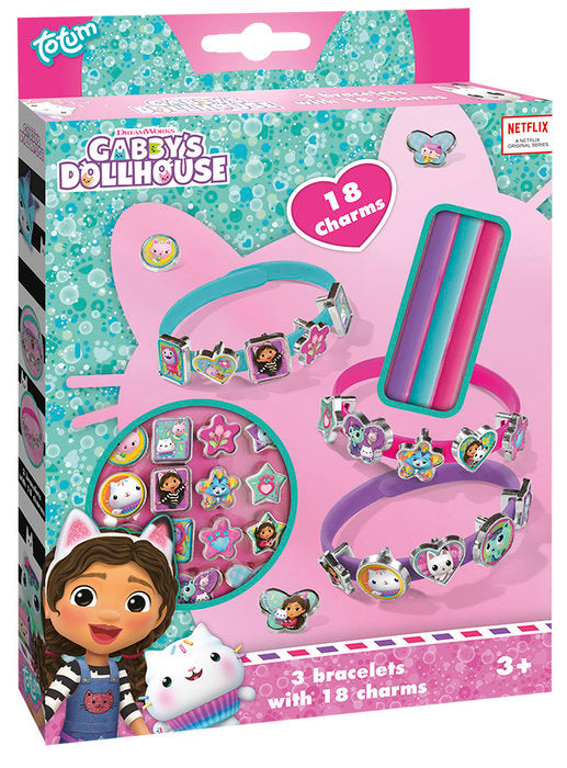 Juego Crea Tus Pulseras con Charms Gabby's Dollhouse Marca Totum Imagen principal del producto