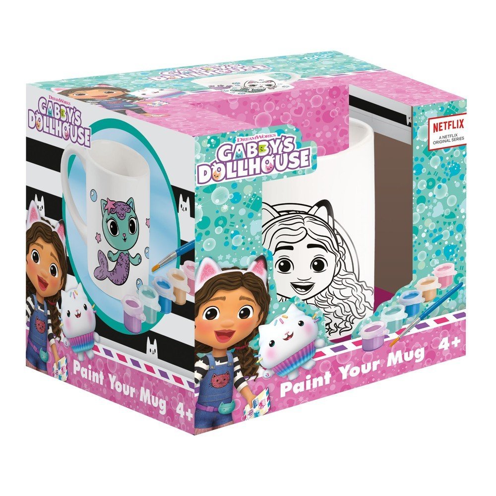 Set Pinta Tu Taza Gabby's Dollhouse TOTUM