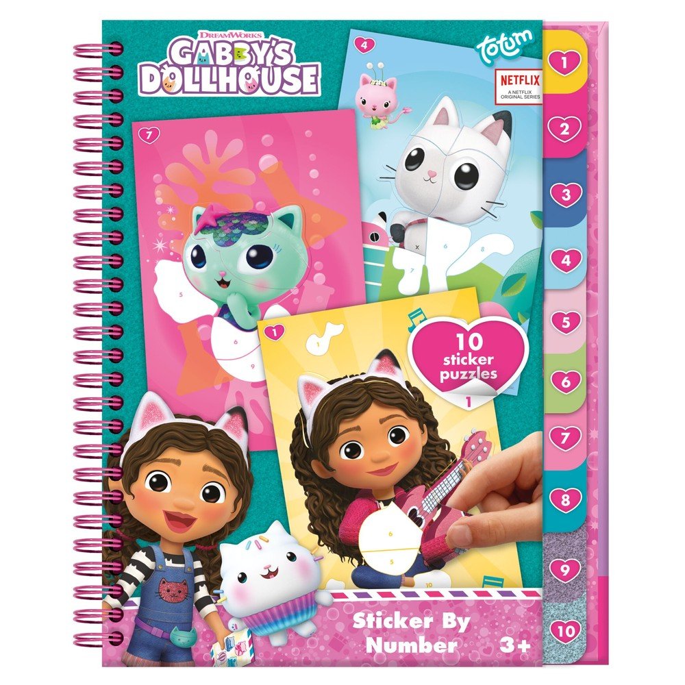 Libro Stickers Gabby’s Dollhouse TOTUM
