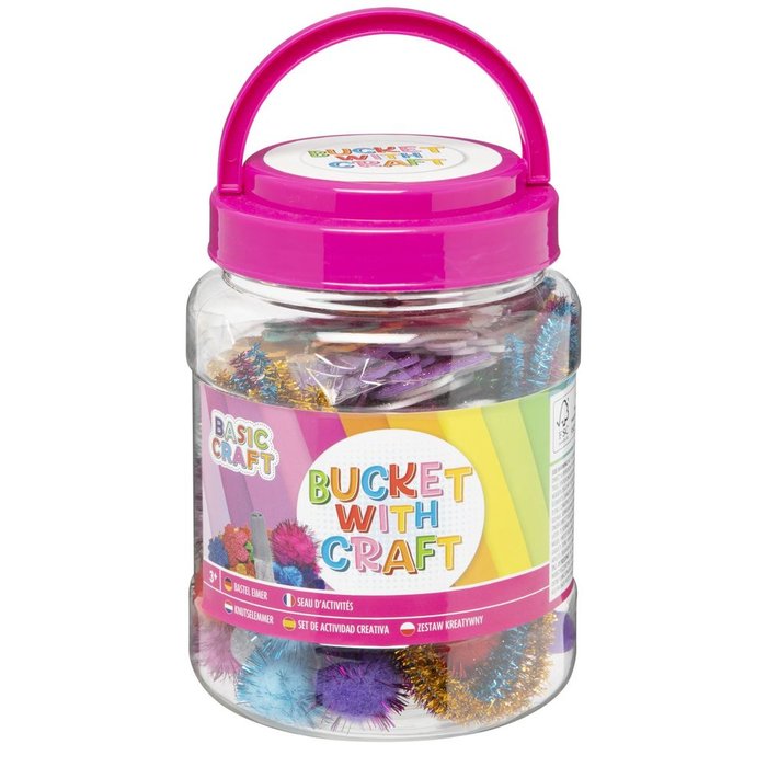 Cubo Manualidades Rosa CCG