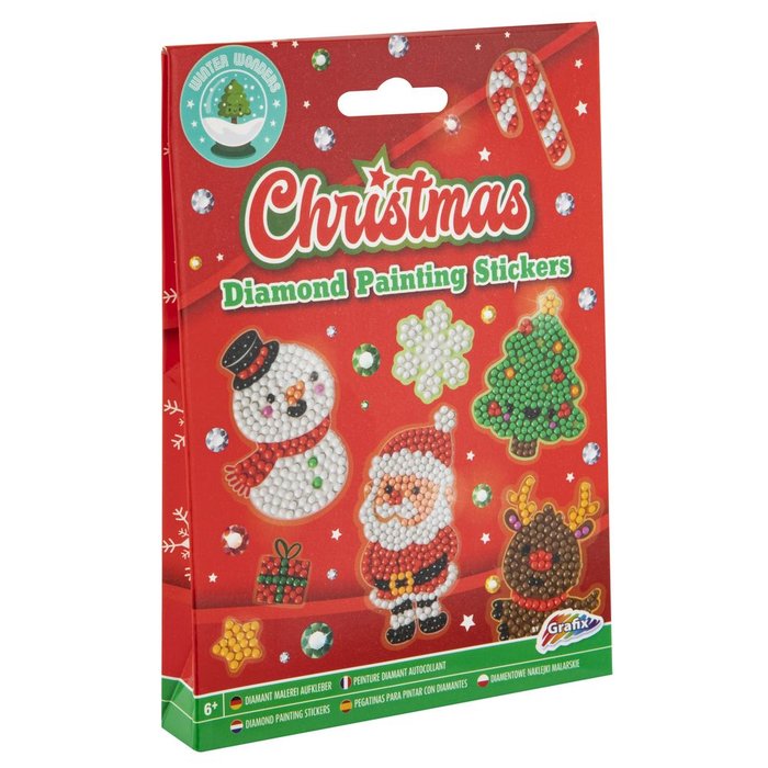 PEGATINAS PARA PINTAR CON DIAMANTES NAVIDAD | CCG NAVIDAD | 1 UNIDAD | 8715427080185