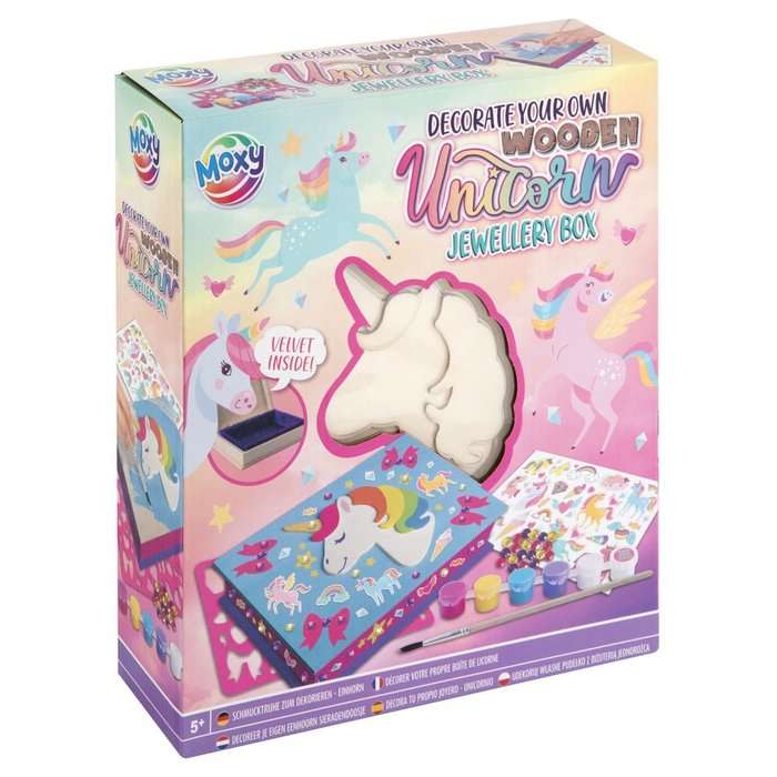 Caja Joyero de Madera Personaliza Tu Unicornio Marca CCG Imagen principal del producto