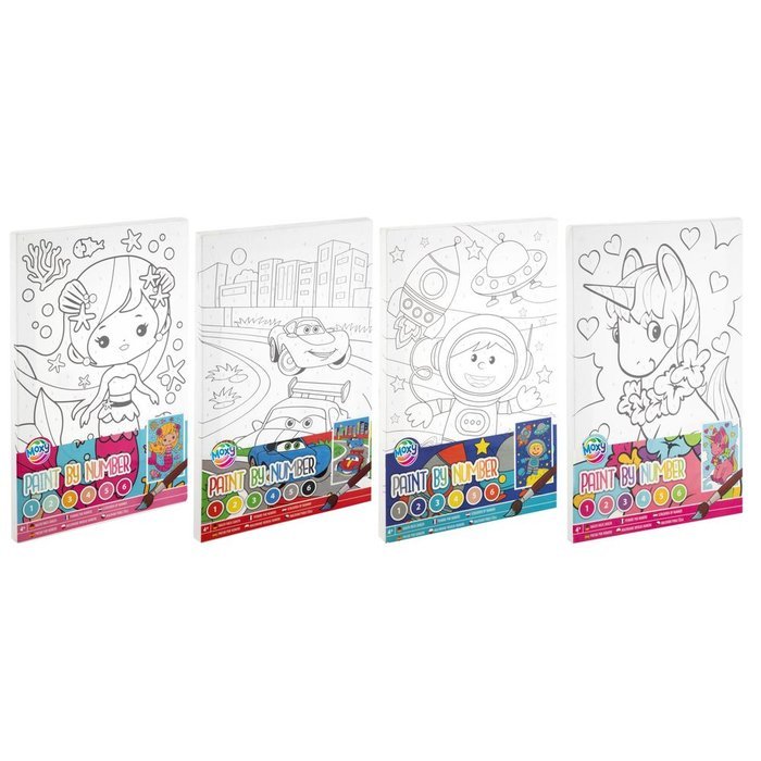 PINTAR POR NUMEROS CON TEMPERA INFANTIL SURTIDOS | CCG | ENVASE 8 UDS. UNIDAD | 8715427086934 Imagen principal del producto