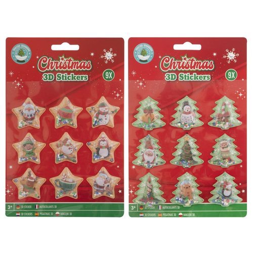 SET DE PEGATINAS 3D NAVIDAD | CCG NAVIDAD | ENVASE 24 UDS. UNIDAD | 8715427100043