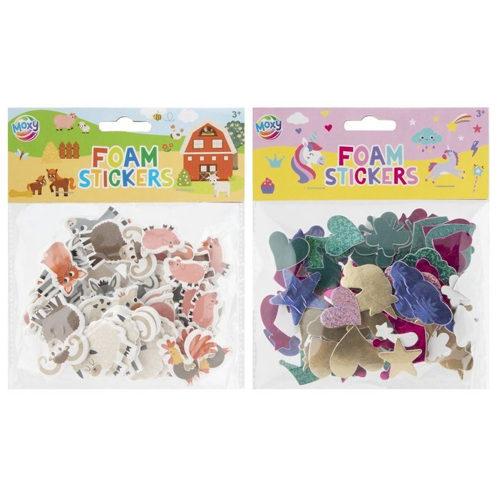 SET DE PEGATINAS DE FOAM INFANTILES SURTIDAS | CCG | ENVASE 12 UDS. UNIDAD | 8715427126364 Imagen principal del producto