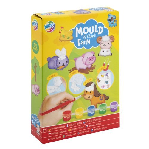 SET MOLDEAR Y PINTAR ANIMALES DE LA GRANJA | CCG | 1 UNIDAD | 8715427136172