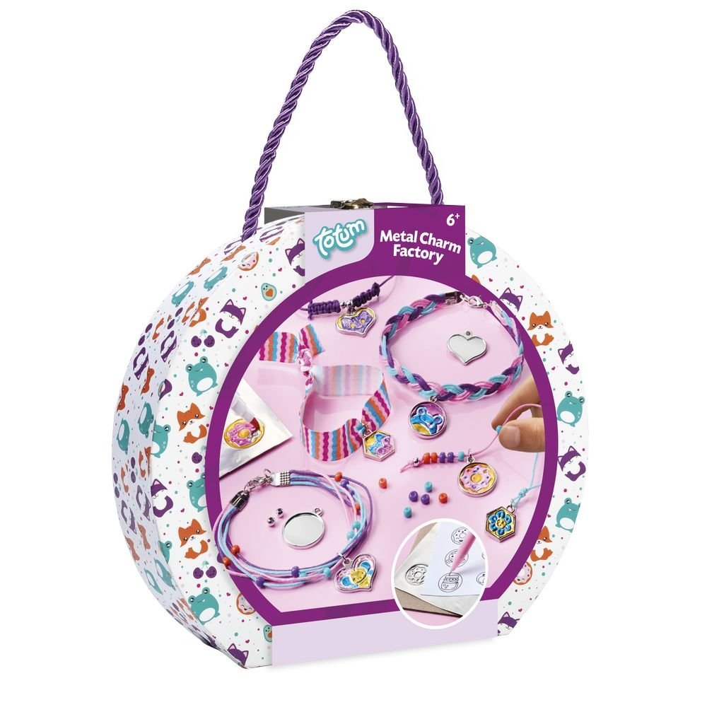 Fábrica Pulseras Metal Charm Factory TOTUM Pack de 12