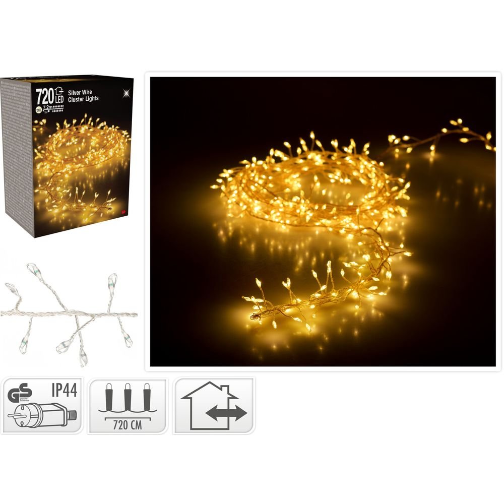 TIRA DE LUCES MICROLED 7,2M BLANCO CALIDO | KOOPMAN CHRISTMAS | 1 UNIDAD | 8719202318692