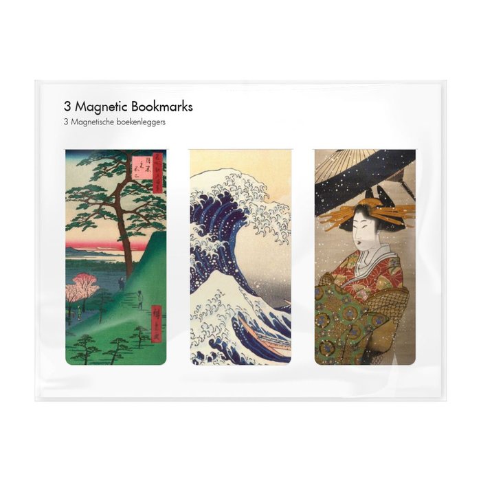 SET 3 MARCAPAGINAS MAGNETICOS HOKUSAI | 1 UNIDADES | (WEBSHOP ARTE)