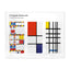 SET 3 MARCAPAGINAS MAGNETICOS MONDRIAN | 1 UNIDADES | (WEBSHOP ARTE)