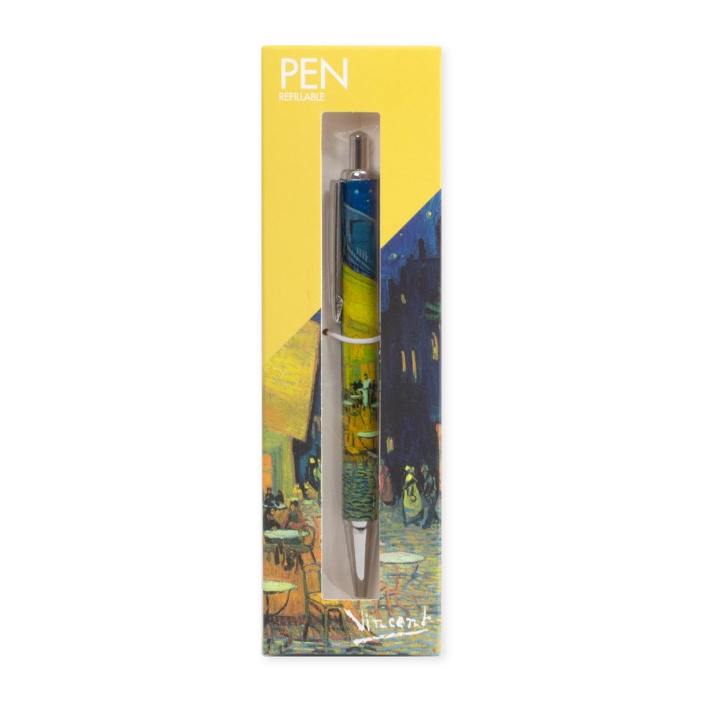 Boligrafo con Caja de Regalo Van Gogh Cafe Terraza WEBSHOP ARTE