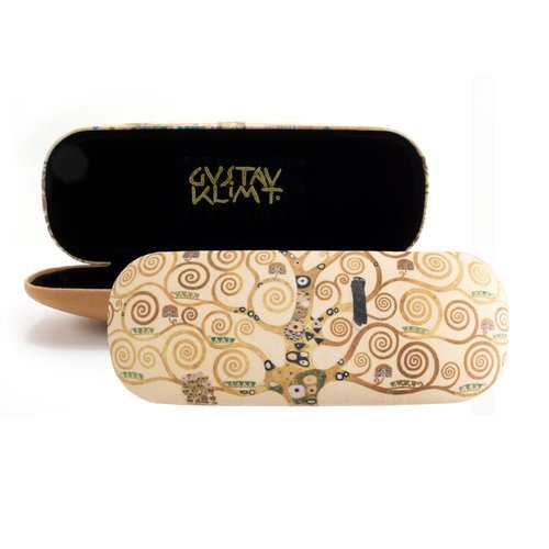 FUNDA DE GAFAS RIGIDA CUBIERTO DE MICROFIBRA EL ARBOL KLIMT | WEBSHOP ARTE | 1 UNIDAD | 8719524044620