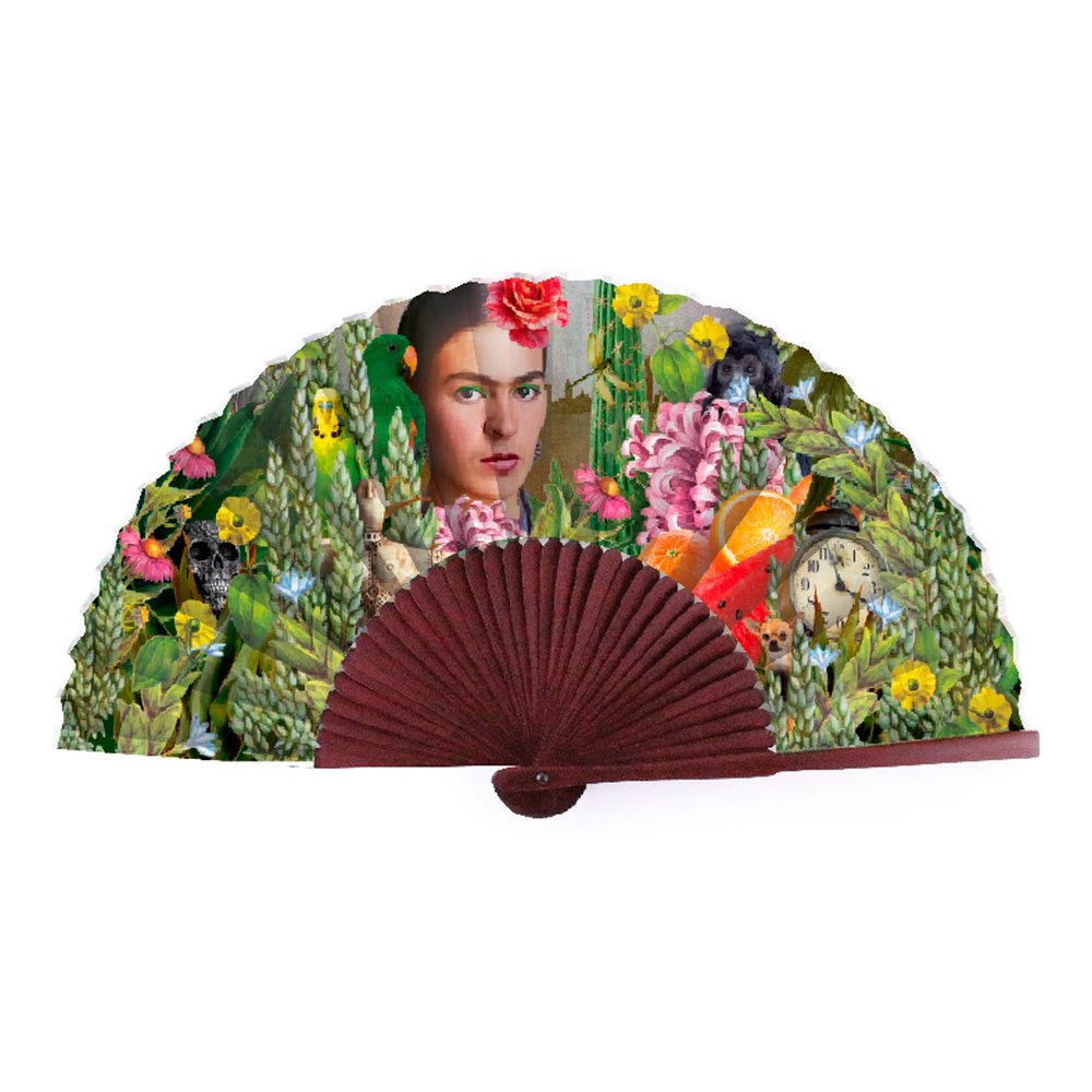 ABANICO FRIDA KAHLO | WEBSHOP ARTE | 1 UNIDAD | 8719524044743 Imagen principal del producto