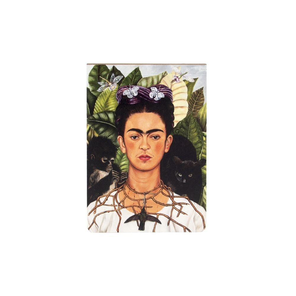 Bloc de notas Frida Kahlo autorretrato collar espinas WEBSHOP ARTE