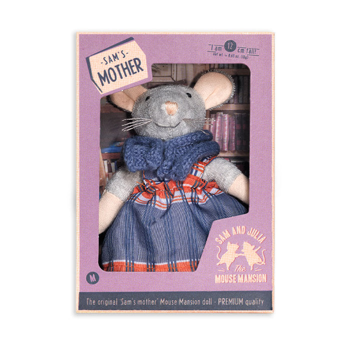 MUÑECO 13CM RATON MADRE SAM | THE MOUSE MANSION | 1 UNIDAD | 8719689908843