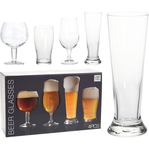 SET CAJA 4 VASOS DE CERVEZA SURTIDOS | KOOPMAN | 1 UNIDAD | 8719987100840 Imagen principal del producto