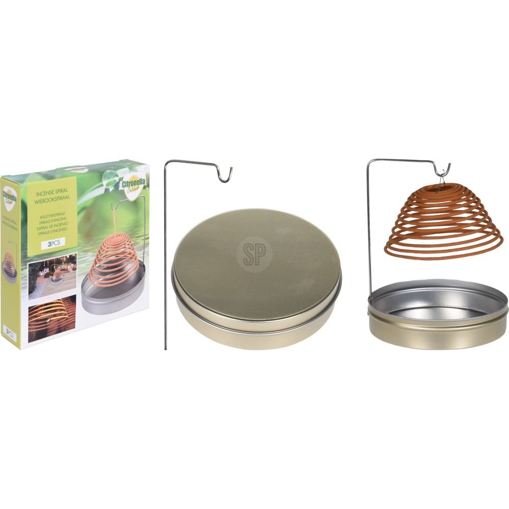 Set Espiral de Incienso Citronela Antimosquitos Koopman Imagen principal del producto