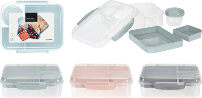 FIAMBRERA LUNCH PLASTICO CON COMPARTIMENTOS COLORES SURTIDO | KOOPMAN | 1 UNIDAD | 8719987866852 Imagen principal del producto