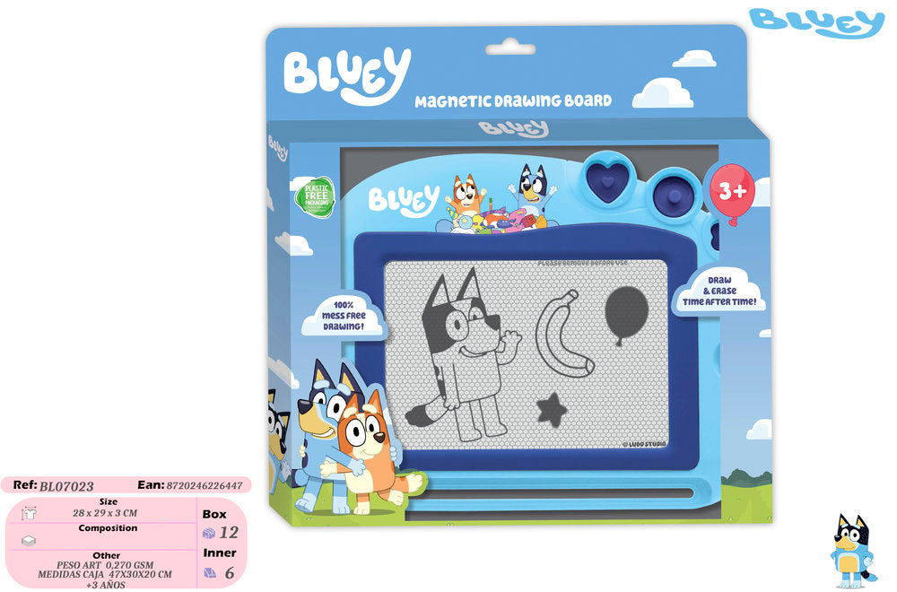 Pizarra Magnética Bluey Marca New Import SL