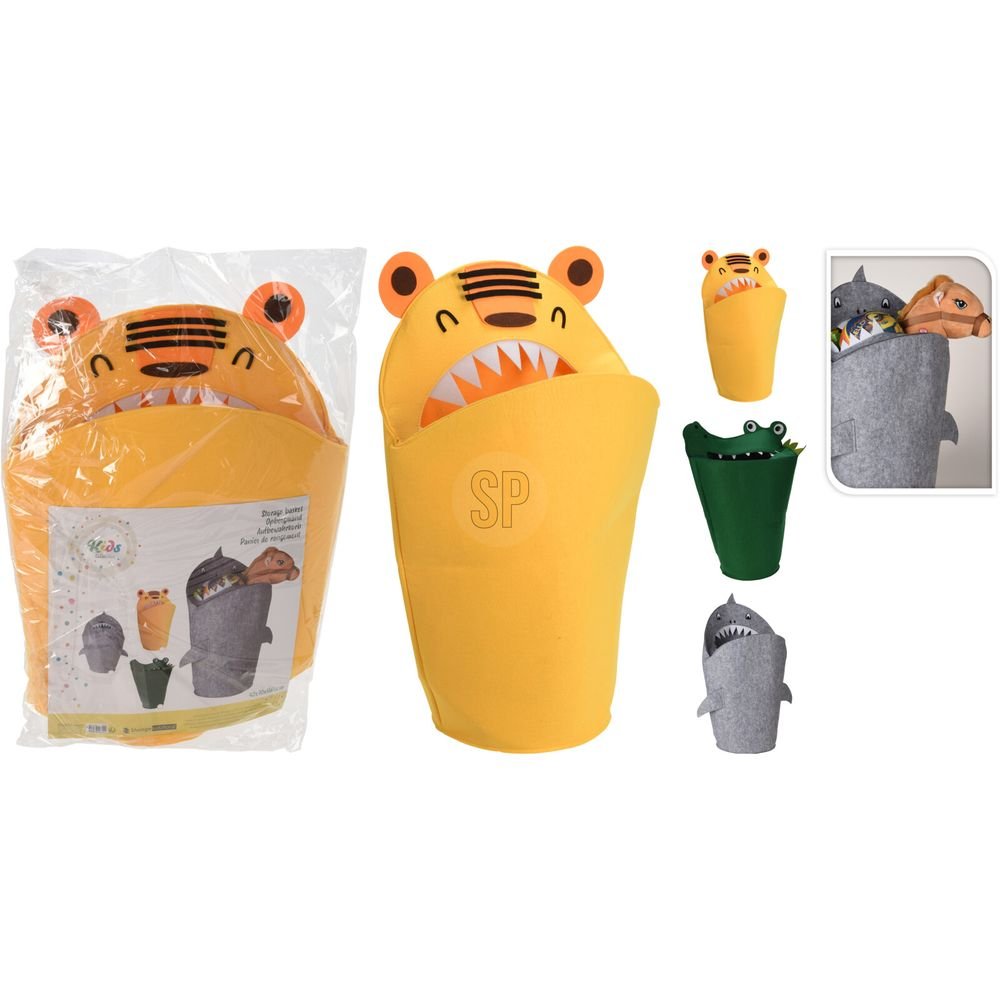 Cesto almacenaje fieltro animalitos surtidos Koopman Imagen principal del producto