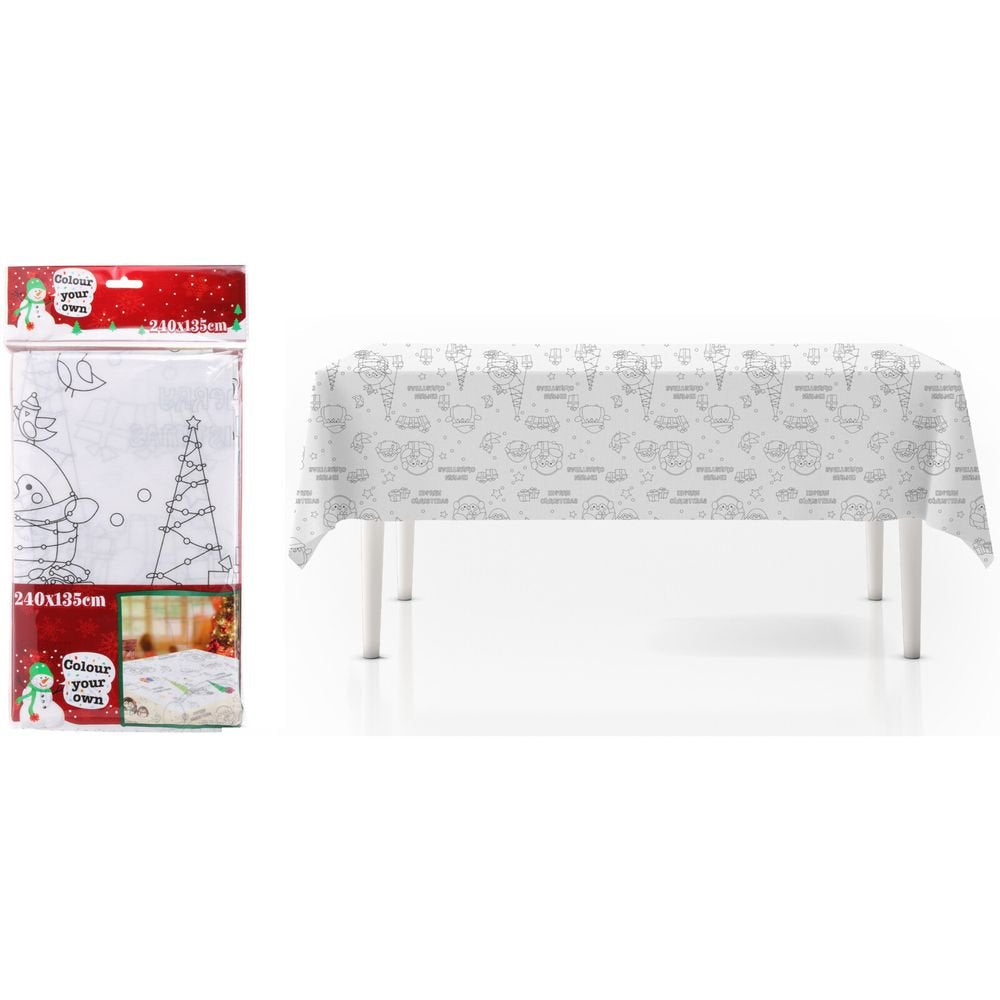 EXPOSITOR 12 MANTELES DE MESA 240X135CM NOEL | KOOPMAN CHRISTMAS | ENVASE 12 UDS. UNIDAD | 8720573273480