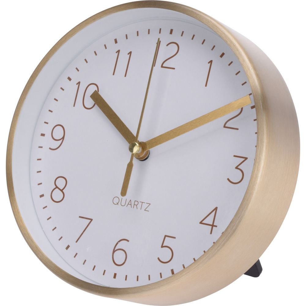 Reloj dorado 15 cm Koopman para regalo y decoración