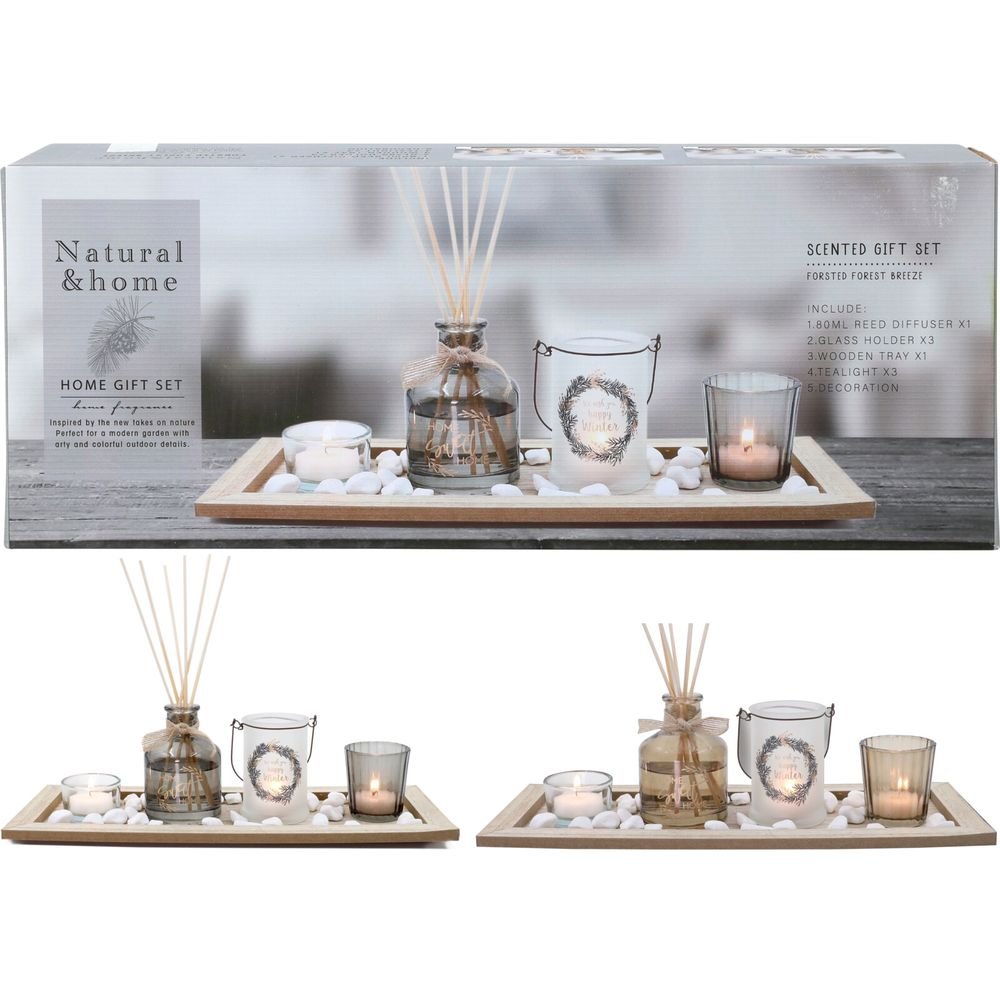 SET DECORATIVO FRAGANCIAS NATURAL & HOME | KOOPMAN | 1 UNIDAD | 8720573339803