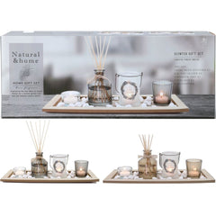 SET DECORATIVO FRAGANCIAS NATURAL & HOME | KOOPMAN | 1 UNIDAD | 8720573339803