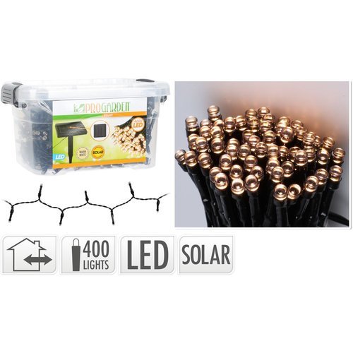 GUIRNALDA 4 METROS CON 400 LED SOLARES | KOOPMAN | 1 UNIDAD | 8720573460903 Imagen principal del producto