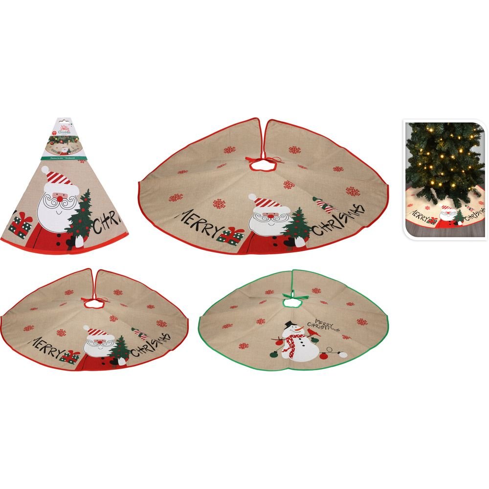FALDA DE ARBOL NAVIDAD DIAMETRO 100CM SURTIDOS | KOOPMAN CHRISTMAS | 1 UNIDAD | 8720573694681