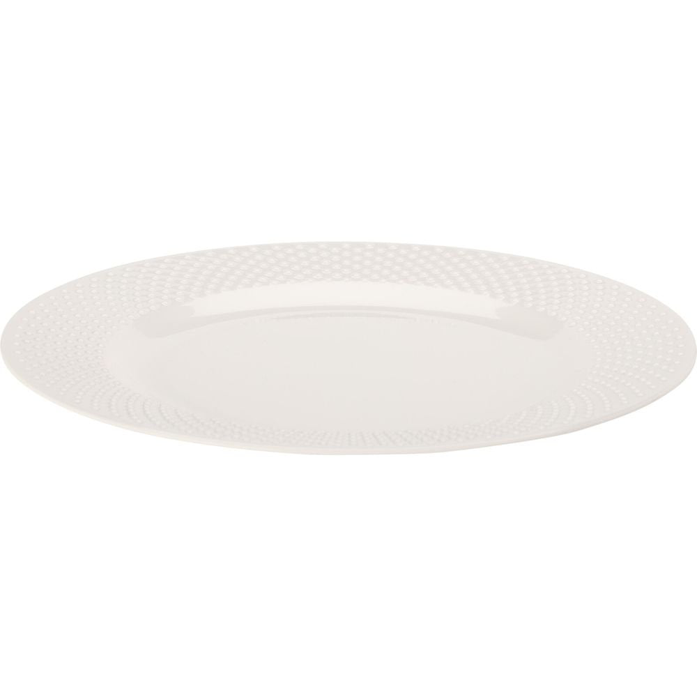 Plato de Melamina Blanco Koopman 28 cm