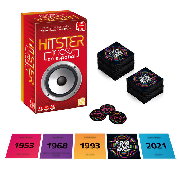 JUEGO DE MESA HITSTER 100% MUSICA ESPAÑOLA | DISET | 1 UNIDAD | 8721017602330