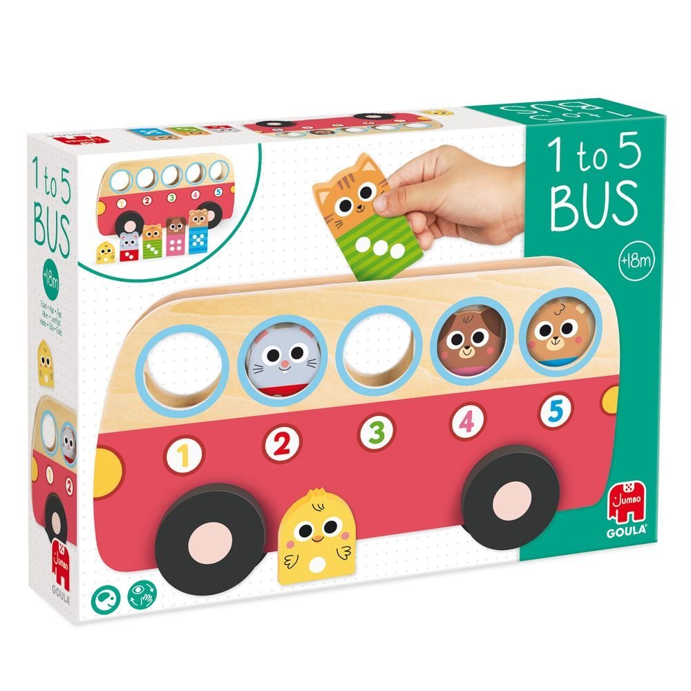 Juego Infantil Numérico 1 a 5 Bus Goula Imagen principal del producto