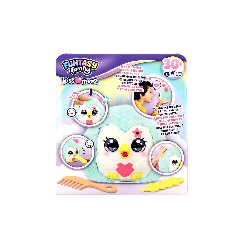 Peluche Interactivo Funtasy Family Kiss-meez Owl DISET Imagen principal del producto