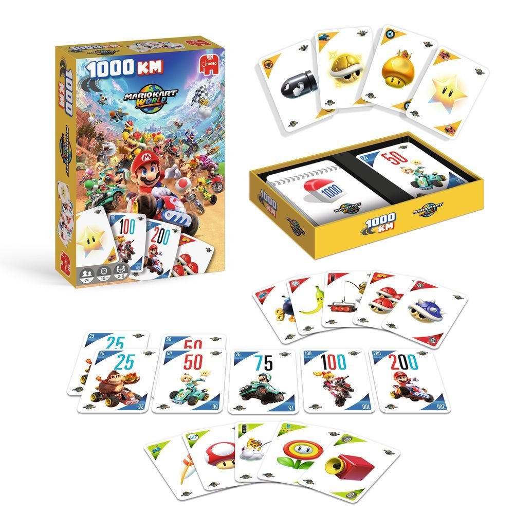 Juego de Cartas Mario Kart World 1000km DISET