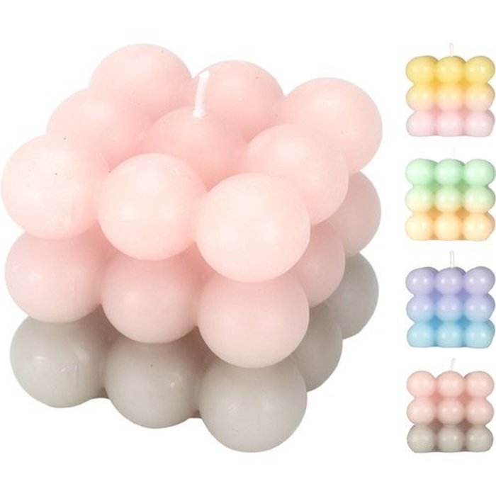 EXPOSITOR 24 VELAS BURBUJAS COLORES SURTIDOS | KOOPMAN | ENVASE 24 UDS. UNIDAD | 8721037011846