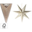 ESTRELLA DE PAPEL CHAMPAGNE DORADO 75CM | KOOPMAN CHRISTMAS | 1 UNIDAD | 8721037078443