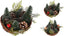 CENTRO MESA DECORATIVO NAVIDEÑO SOPORTE VELA 15 CM | KOOPMAN CHRISTMAS | 1 UNIDAD | 8721037248082