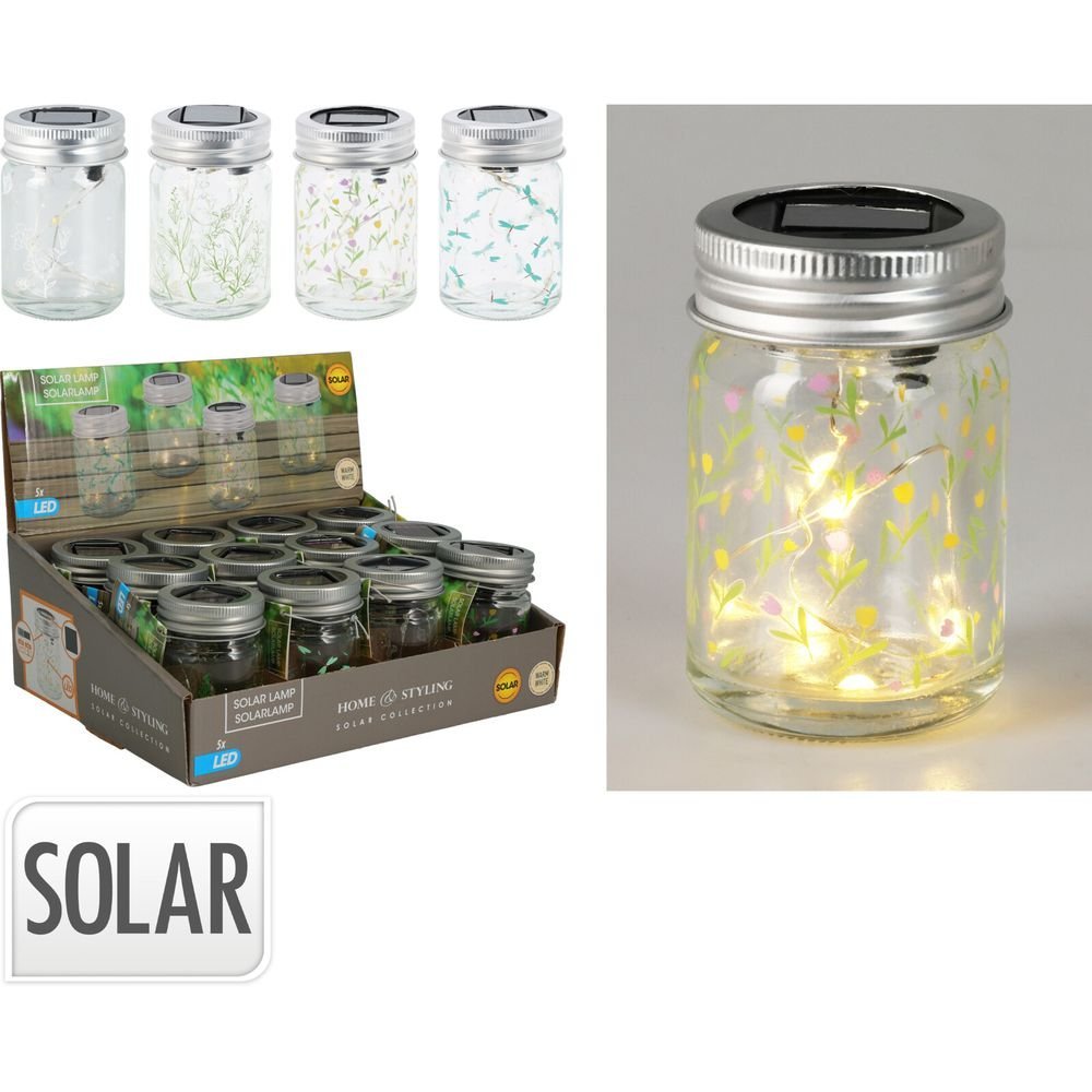 Expositor 12 Tarros de Cristal con Luz LED Design Koopman