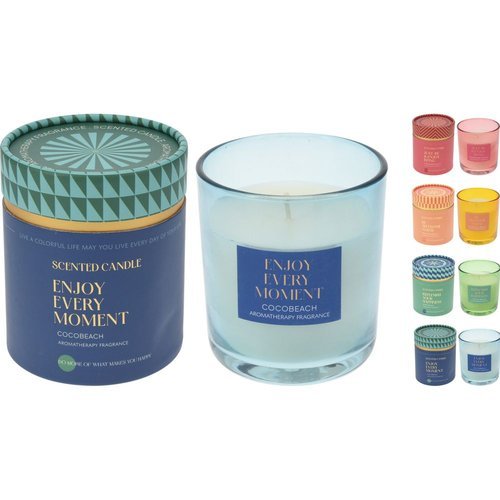 VELA AROMATICA EN CAJA DE REGALO COLORES SURTIDOS | KOOPMAN | 1 UNIDAD | 8721037397261