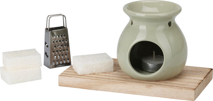 SET DE REGALO AROMATERAPIA CON QUEMADOR Y RALLADOR | KOOPMAN | 1 UNIDAD | 8721037399692