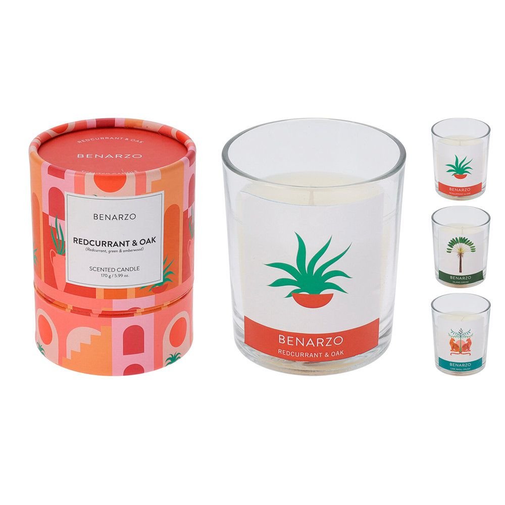 VELA EN VASO DE CRISTAL CHIC 9X11CM SURTIDAS EN CAJA REGALO | KOOPMAN | 1 UNIDAD | 8721037409988 Imagen principal del producto