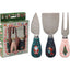 SET CUCHILLOS DE QUESO PARA APERITIVOS NAVIDEÑOS | KOOPMAN CHRISTMAS | 1 UNIDAD | 8721037544474