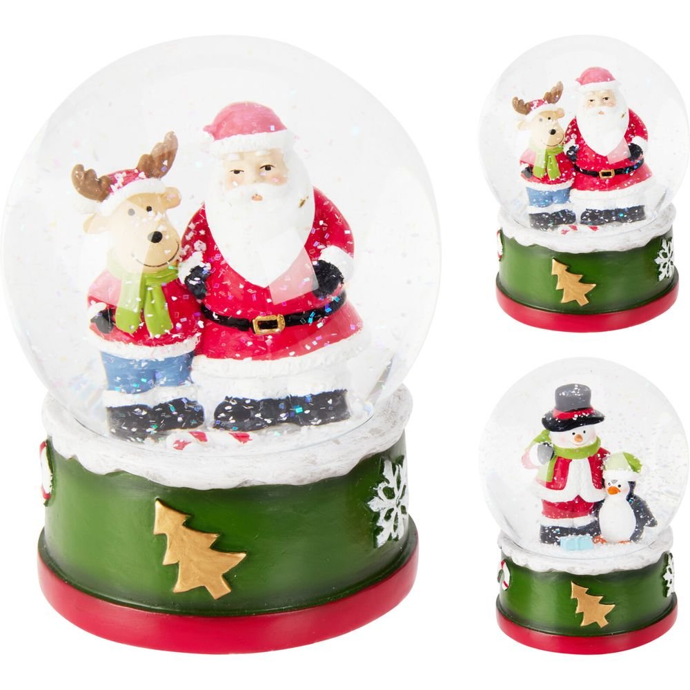 BOLA DE NIEVE NAVIDEÑA 14CM 2 MODELOS SURTIDOS | KOOPMAN CHRISTMAS | 1 UNIDAD | 8721037614955