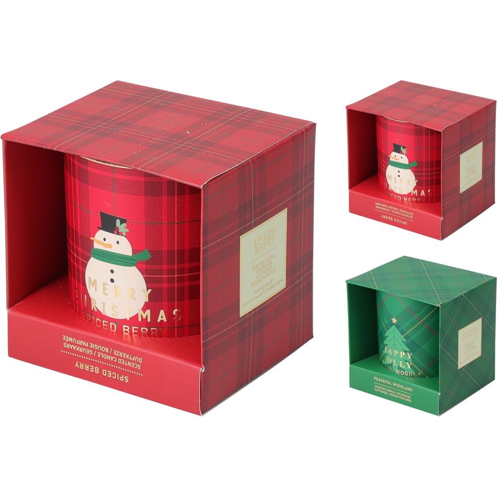 VELA AROMATICA 9CM MOTIVOS NAVIDEÑOS SURTIDAS | KOOPMAN CHRISTMAS | 1 UNIDAD | 8721037640916