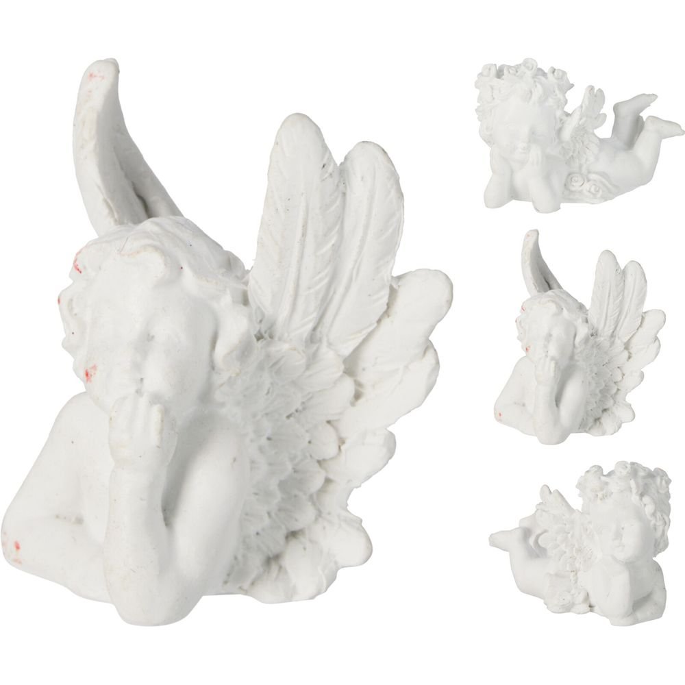EXPOSITOR 12 ANGEL DECORATIVO TUMBADO 6CM SURTIDOS | KOOPMAN | ENVASE 12 UDS. UNIDAD | 8721037656559