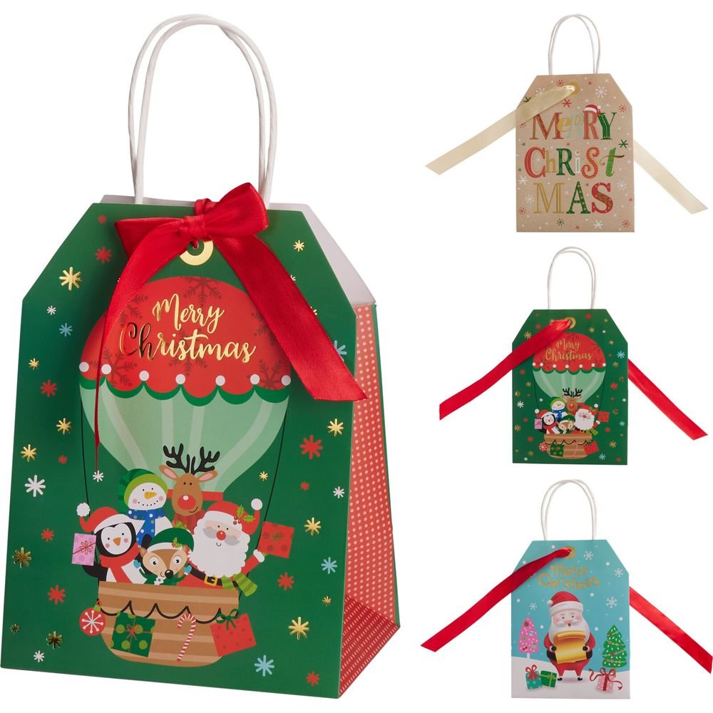 BOLSA DE REGALO PEQUEÑA NAVIDAD SURTIDAS | KOOPMAN CHRISTMAS | ENVASE 12 UDS. UNIDAD | 8721037660808