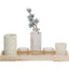 SET DECORATIVO 6 PIEZAS PORTAVELAS DE TE BANDEJA | KOOPMAN | 1 UNIDAD | 8721037694612