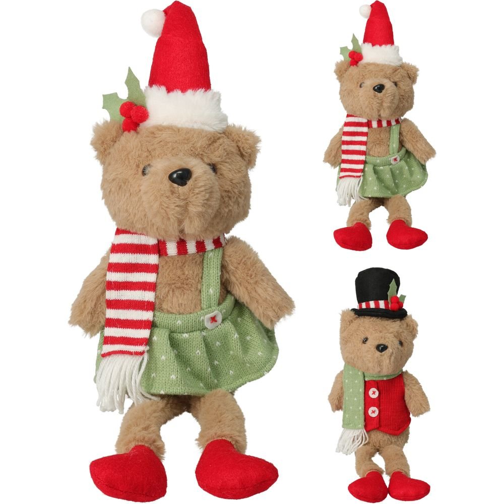 DECORACION OSO SENTADO 47CM SURTIDOS | KOOPMAN CHRISTMAS | 1 UNIDAD | 8721037716611 Imagen principal del producto