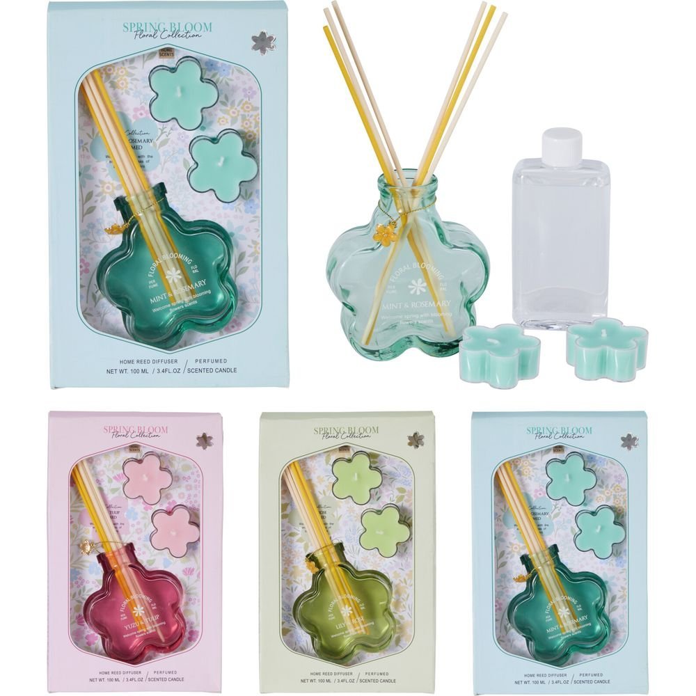 Set de Regalo Mikado y Velitas Flor Fragancias Surtidas Koopman Imagen principal del producto